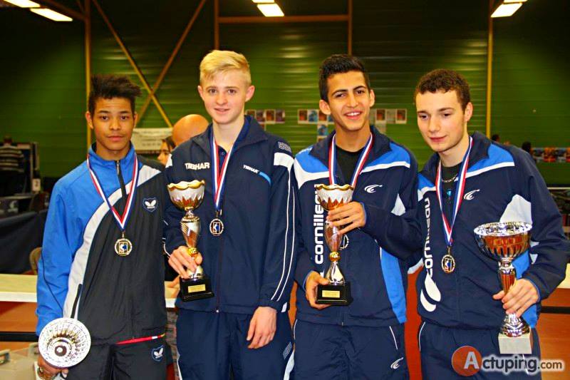 Championnats de France de tennis de table minimes-juniors 2014