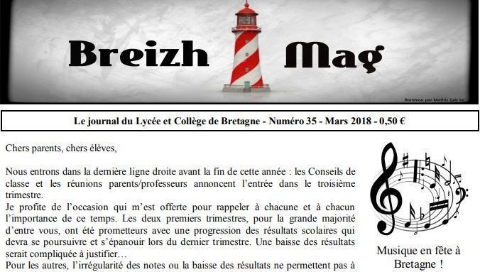 Breizh Mag n°35 mars 2018
