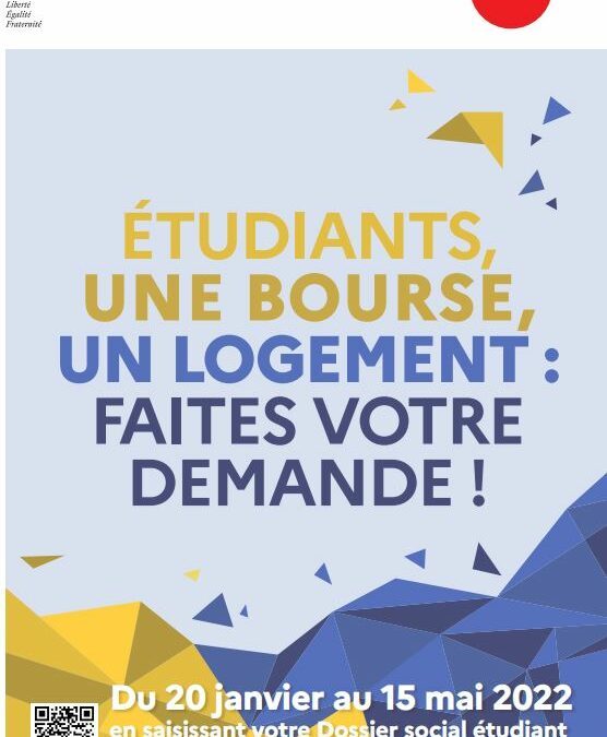 Enseignement supérieur 2022/2023 : demande de bourse