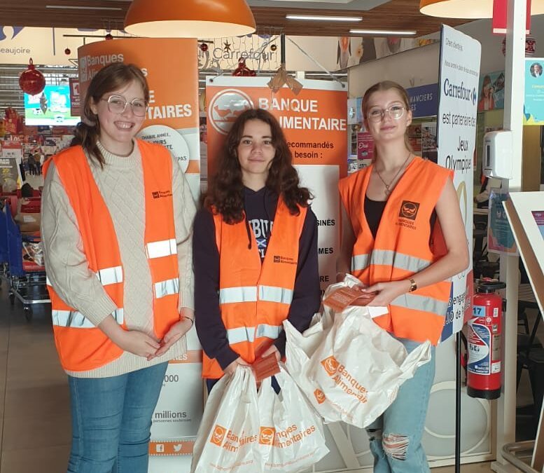 Participation du collège et lycée de Bretagne à la Banque alimentaire