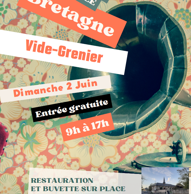 Vide-grenier le dimanche 02 juin…